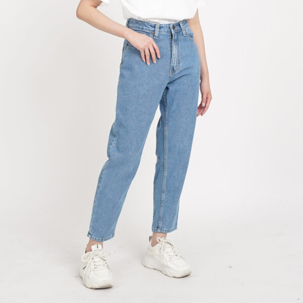 Celana Boyfriend High Waist Mom Jeans Wanita P19 - 26-3